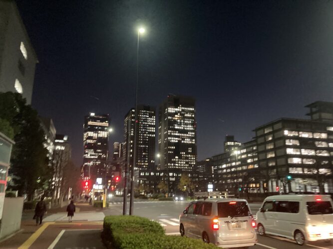 Night view of Kasumigaseki