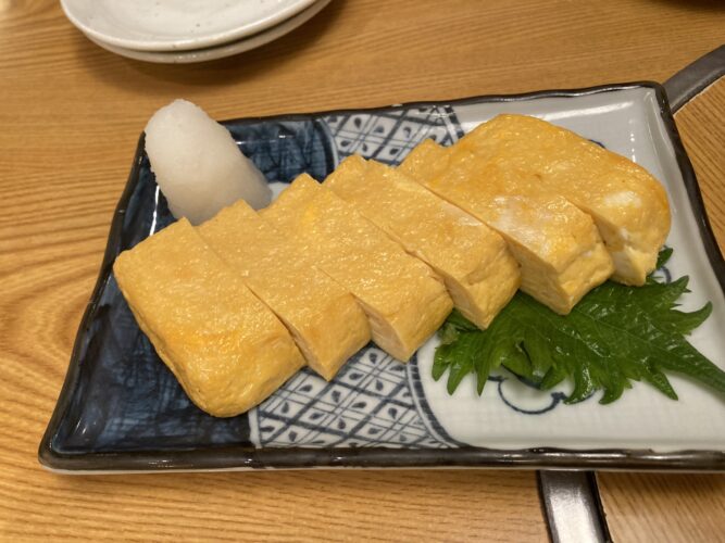 Japanese omelette.